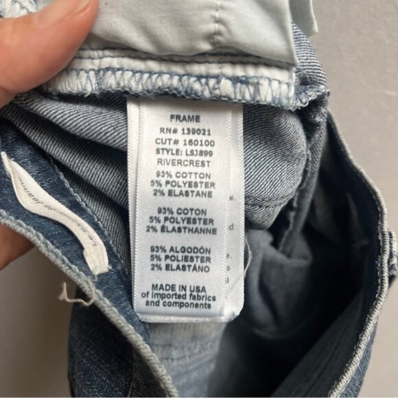 Frame Le Skinny de Jeanne Denim Women's Blue Jeans Sz 26 - Picture 6 of 10